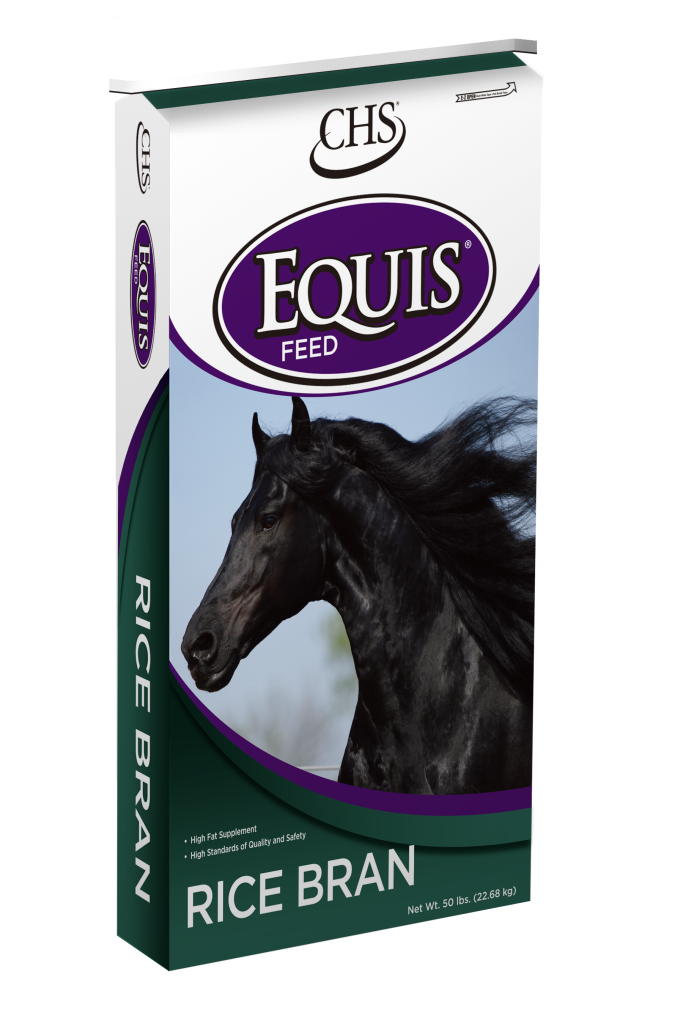 Rice Bran Equis horse feed